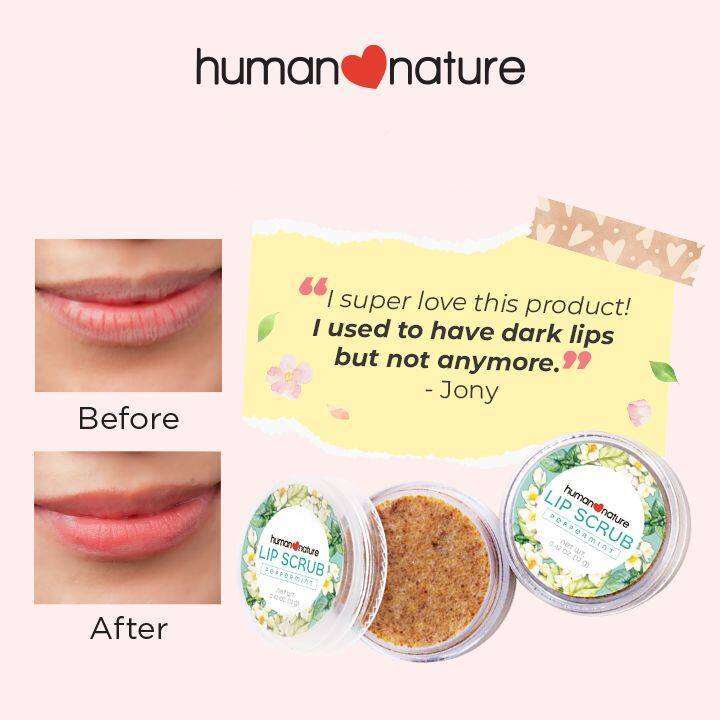 HUMAN NATURE Natural Lip Scrub 12g Lazada PH