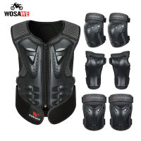 WOSAWE Kids Motorcycle Armor Vest Scooter Back Bandage Bike Bicycle Sports Protective Gear MTB Snowboard Ski Body Protection