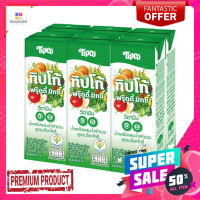 ทิปโก้น้ำผักรวม40% บร๊อคโคลี่ 225มล.X6TIPCO MIXEDFRUIT40% BROCCOLI 225MLX6