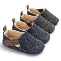 0-18months Baby Boy Flat Shoes Casual Breathable Comfort Soft Sole Non Slip Closure Shoes For Infant Boys