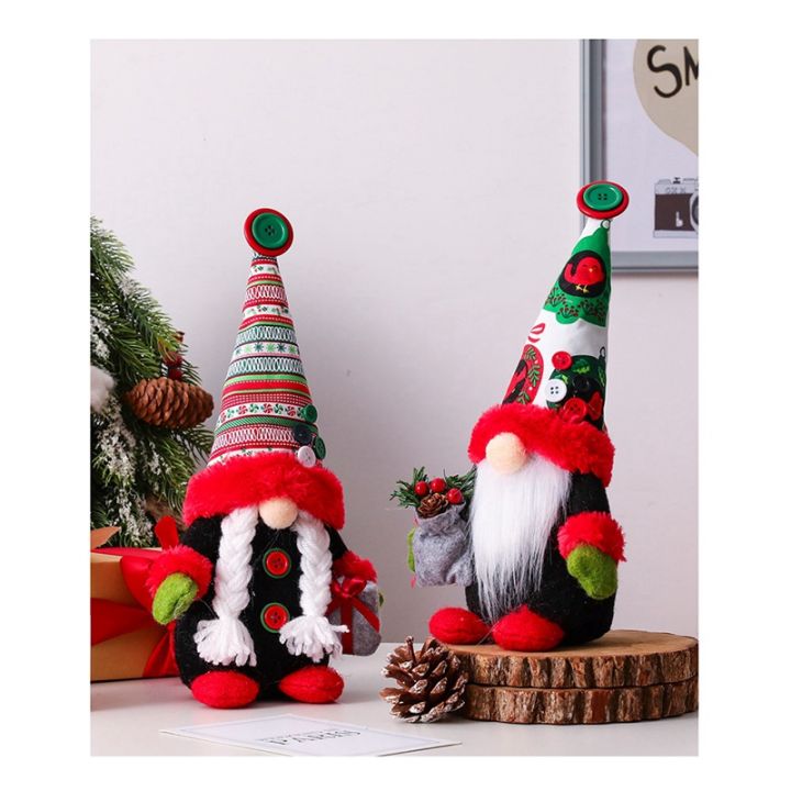 new-year-decor-three-dimensional-faceless-doll-christmas-decoration-xmas-gifts-holiday-toys-elf-gnome-ornaments