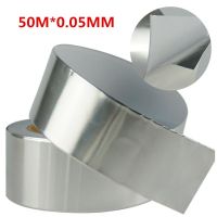 Single layer  high temperature aluminum foil tape waterproof shield Tape BGA insulation 50M *0.05mmAdhesives Tape
