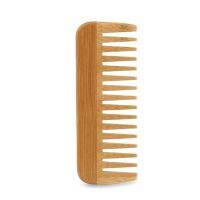 Natural Bamboo Wide Tooth Comb Detangling Combs Anti-Static Curly Hair for Women Men Smoothing Massaging Drop Shipping