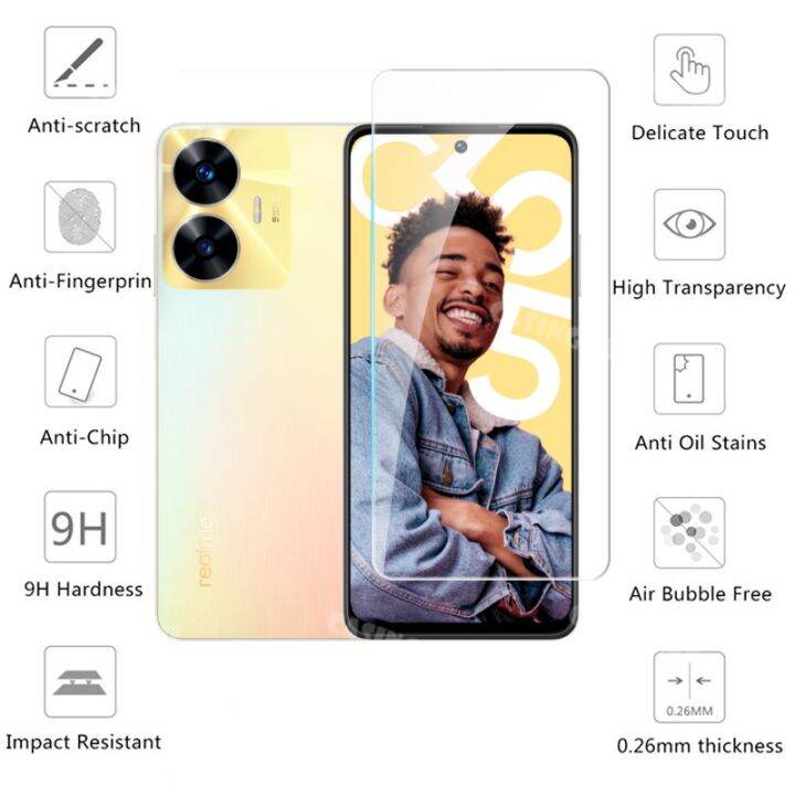 c55-2023-realme-5g-ฟิล์มกระจกนิรภัยคลุมทั้งหมดสำหรับ-realme-c55-c-55-c35-c33-c31-2023-realme-c55-5g-ปกป้องหน้าจอเลนส์หลังฟิล์มกันรอยด้านหน้า