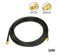 สาย PR-SMA RG58 Low Loss 10 เมตร 4G Router Antenna Extension