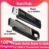 Sandisk CZ880แฟลชไดร์ฟ1TB USB3.2แบบ Solid State SSD CZ810ไดร์ฟปากกาดิสก์ U 512GB ประสิทธิภาพของรัฐที่รวดเร็วมาก