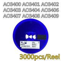 3000pcs AO3400 A09T AO3401 A19T AO3402 A29T AO3403 A39T AO3404 A49T AO3406 A69T AO3407 A79T AO3408 A89T AO3409 A99T SOT23 MOSFET