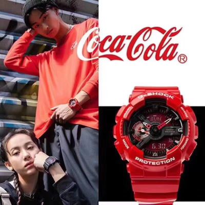 🔥พร้อมส่ง🔥 นาฬิกาข้อมือผู้ชาย DIGITAL G-SHOCK x Coca-Cola รุ่น GA-110COCA19-4PRC นาฬิกา นาฬิกาข้อมือ นาฬิกากันน้ำ สายเรซิน