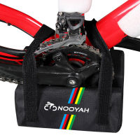 NOOYAH กระเป๋าจักรยาน Crankset Transport Protector Pad MTB Road Bike Travel Case Chainring Support Cycling Equipment Accessories