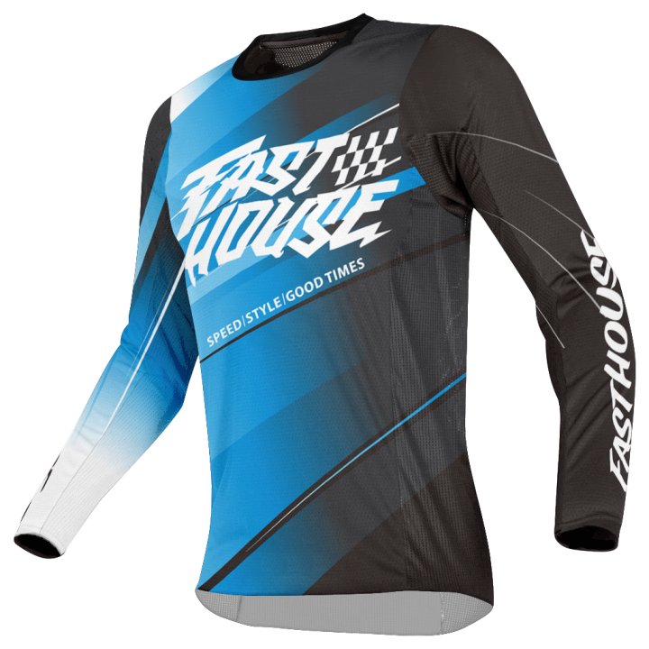 2023-fasthouse-ดาวน์ฮิลล์เสื้อวิบากเสื้อผ้าระบายอากาศแข่งปิดถนน-dh-จักรยานหัวรถจักรเสื้อขี่จักรยานย์ผู้ชาย