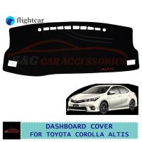 Fflightcar แผ่นพรมกันลื่นแผงหน้าปัดรถยนต์สำหรับ Toyota คอโรลล่าอัลติส2014 2015 2016 2017 2018คุณภาพสูง