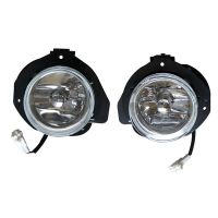 1Pair Car Front Bumper Fog Lights Assembly Driving Lamp Foglight for Mitsubishi Pajero IO Montero Pinin for Shogun Mini