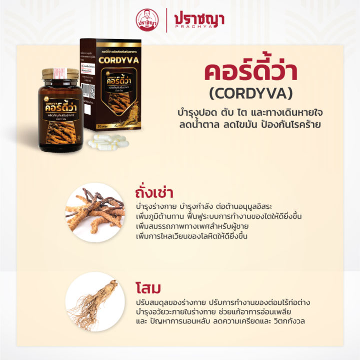 ปราชญาสมุนไพร-คอร์ดี้ว่า-cordyva-เสริมแบบองค์รวม