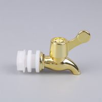 hot【DT】 Gold Leak Proof Faucet Plastic Glass Wine Bottle Jar With Filter