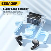 Essager E90หูฟัง TWS จอแสดงผลพลังงานบลูทูธไร้สาย5.3เฮดโฟนพร้อมไมค์เคสชาร์จหูฟังสเตอริโอควบคุมแบบสัมผัส