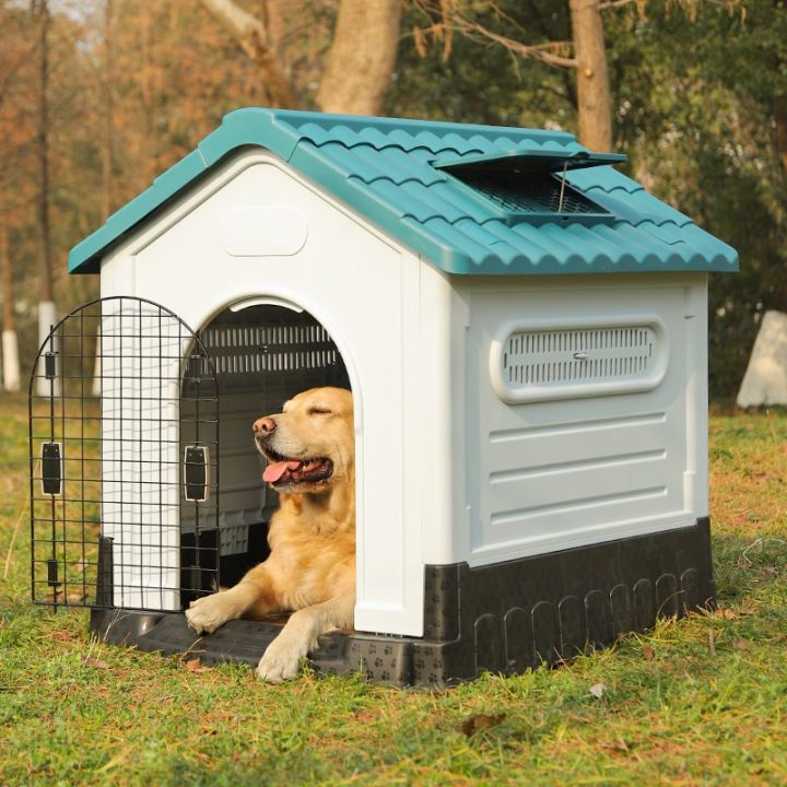 cod-kennel-dog-house-outdoor-winter-warm-rainproof-villa-cage