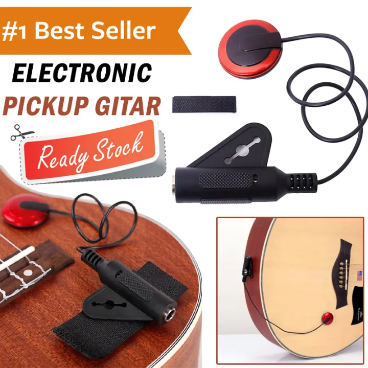 Gitar Electronic Pickup Pengubah Akustik Jadi Elektrik Mudah Jack 6