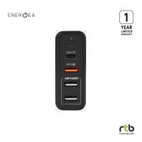 Energear พาวเวอร์ ฮับ รุ่น 4PD+, 75W (EU) - GUNMETAL