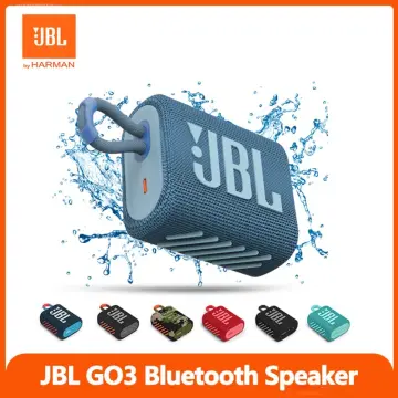 JBL Go 3 Portable, Waterproof Bluetooth Speaker, Teal