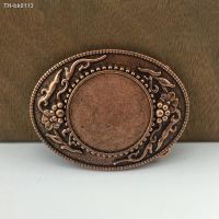 ♝❐◊ BuckleClub heavy blank DIY jeans gift belt buckle for men FP-03711-1 copper finish 4cm width loop drop shipping