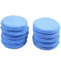 10x Car Waxing Polish Microfiber Foam Sponge Applicator Cleaning Detailing Pads