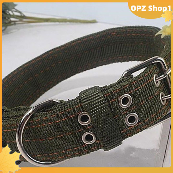 opz-ปลอกคอหนังสุนัขสัตว์เลี้ยงปรับได้สวยงามสายรัดสุนัขแน่นสำหรับอุปกรณ์สัตว์เลี้ยงสุนัขขนาดใหญ่กลาง