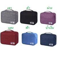 กระเป๋าจัดเก็บของใช้ อุปกรณ์สายไฟ เครื่องเขียน อุปกรณ์คอมพิวเตอร์  - Storage bag waterproof