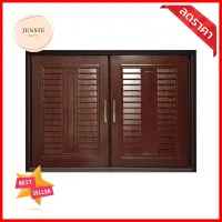 บานซิงค์คู่ SUPPER L2 85x64 ซม. สีไม้แดงDOUBLE KITCHEN SINK CABINET DOOR SUPPER L2 85X64CM REDWOOD **บริการเก็บเงินปลายทาง**