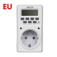 Electronic Digital Timer Switch  Kitchen Timer Outlet 7 Day 16 Daily  Programmable Timing Socket Energy Saving Electronic