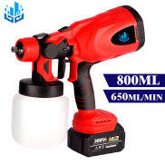 800ml điện không dây dụng cụ phun sơn máy với pin 3 phun mô hình hộ gia
