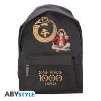 ABYStyle [ลิขสิทธิ์แท้ พร้อมส่ง] กระเป๋า กระเป๋าเป้ กระเป๋าสะพายหลัง One Piece Backpack กระเป๋าสะพายหลัง วันพีซ - ฉลอง ครบ 1000 ตอน Luffy 1000 Logs