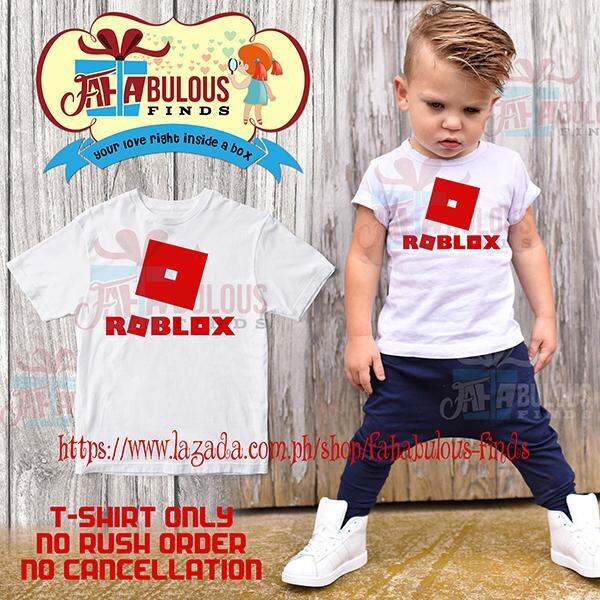 Childrens Roblox Gaming Printed T Shirt Kids Short Sleeve Casual Summer Top  Tee