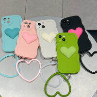 เคสโทรศัพท์คลื่นซิลิโคนเหลวแหวนข้อมือหัวใจ HTT สำหรับออปโป้ไฟนด์ X3 Pro X2 Lite Reno 2 2Z 2F A5 A9ฝาหลังนุ่ม A5G A53S