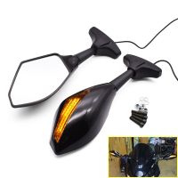 Motorcycle Mirror Carbon Fiber LED Turn Signal Rearview Mirrors For Suzuki GSXR GSX-R 600 750 1000 K1 K2 K3 K4 K5 K6 K7 K8 K9 Mirrors