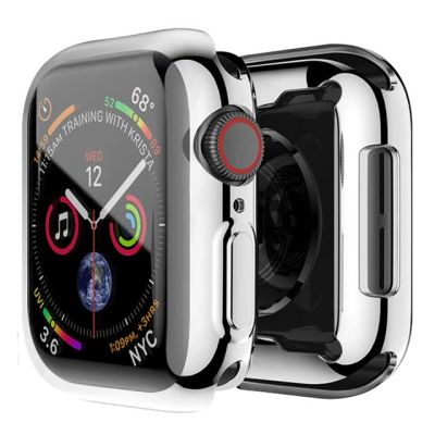 เคส Tpu สำหรับสายคาด Apple Watch อัลตร้า8 7 6 5 4 Se 44มม. 40มม. Iwatch 38/42มม. อุปกรณ์เสริมเคสป้องกันกันชนขนาด41/45มม. 49มม.