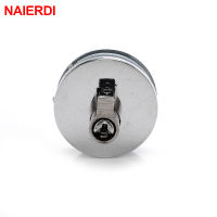 NAIERDI-501 Glass Lock Zinc Alloy Showcase Push Glass Display Cabinet Door Cylinder Locks Sliding Glass Push Door Hardware