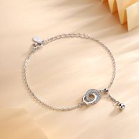 925 Sterling Silver  Bracelet With Cubic Zirconia For Women Girls Summer  Fashion Jewelry Gifts