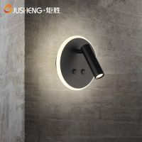 Torch - northern Europe LED lamp of the head of a bed bedroom double band dual switch art sitting room corridors aisle wall lamp ❤