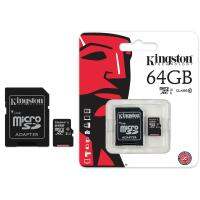 KINGSTON Micro SD Card Class 10 64GB With Adapter (ของแท้)ส่งเร็วทันใจ Kerry Express