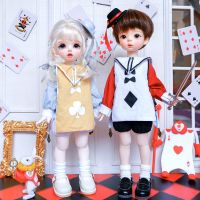 เสื้อเชิ๊ตหมวกเชิ๊ตชุดอัศวินโป๊กเกอร์สำหรับ Big 1/6 BJD, Yosd, 30 Cm อุปกรณ์เสื้อผ้าตุ๊กตา1/6ตุ๊กตา BJD