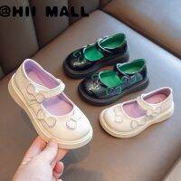 HII MALL น่ารักกุทัณฑ์เด็กสาวส่องแสงหนังรองเท้าแบนสไตล์เด็กรองเท้า Velcro ลื่นนุ่มแต่เพียงผู้เดียว2-12ปี T22N08CC-50