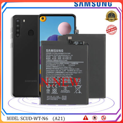 แบตเตอรี่ ใช้ได้กับ Samsung Galaxy A21 Battery Model: SCUD-WT-N6 Original Capacity (4000mAh) มีประกัน 6 เดือน