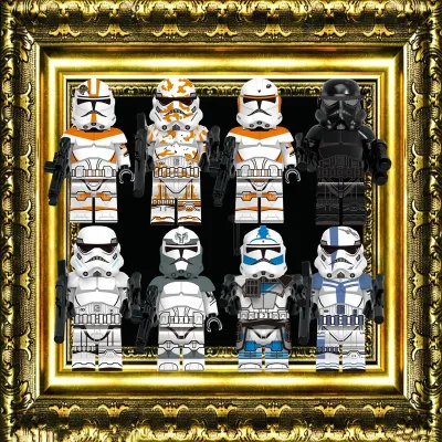 StarWars The Bad Batch Waxer ต้มของขวัญวันเกิดของเล่นเด็ก DIY Building Blocks Minifigures Bricks