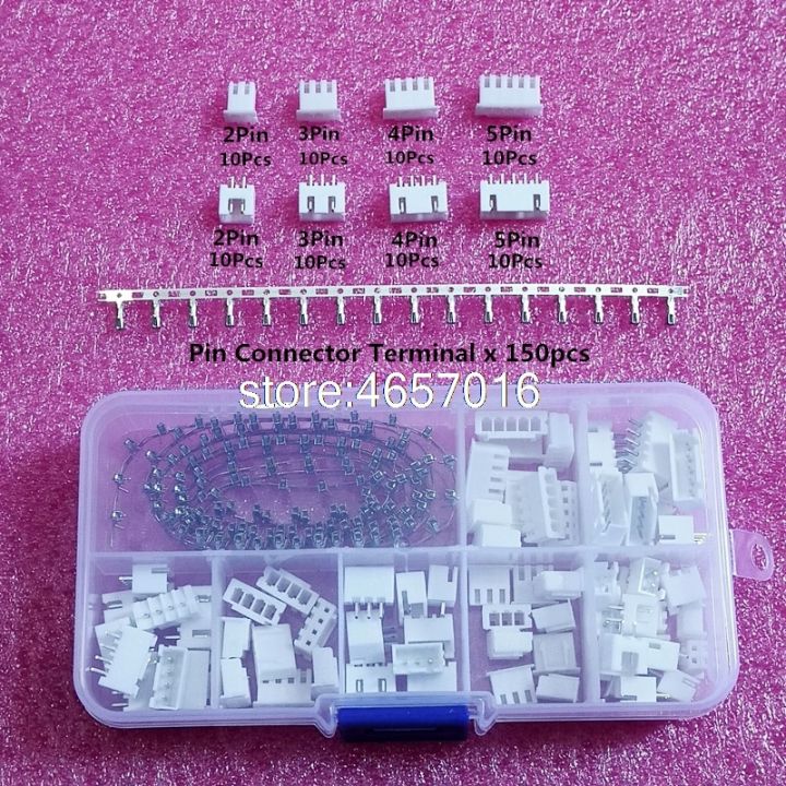 big-discount-mabiy-230pcs-xh2-54-2p-3p-4p-5พิน2-54mm-pitch-ชุดเทอร์มินัล-ที่อยู่อาศัย-pin-header-ขั้วต่อ-jst-ตัวเชื่อมต่อแบบมีสายอะแดปเตอร์-xh-ชุด