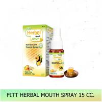 Propoliz Fitt Herbal Mouth Spray 15 ml. Propolis (ฟิตท์ เฮอร์เบิล เม้าท์ สเปรย์) สารสกัดโพรโพลิสเข้มข้น