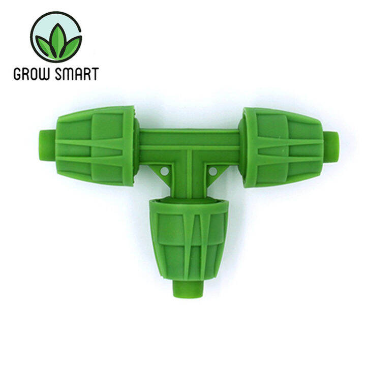 grow-smart-ข้อต่อสวมเร็ว-ข้อต่อท่อpe-16-17มิล-ข้อต่อสามทาง-สายยาง-pe-floraflex-micro-drip-irrigation-pipe-fitting-16-17mm-tee