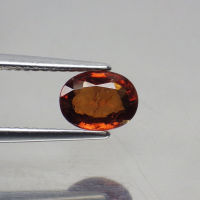 พลอย โกเมน สีส้ม สเปสซาไทท์ การ์เน็ต ธรรมชาติ ดิบ แท้ ( Unheated Natural Spessartite Garnet ) หนัก 1.38 กะรัต