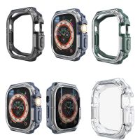 Hard PC Case for Apple Watch Series Ultra 49mm Cover Transparent Anti-Scratch Protection Bumper Case for iWatch 8 Accessories
