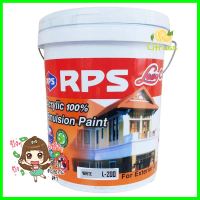 สีน้ำทาภายนอก RPS LONGCOAT L200 BASE A เนียน 5 แกลลอนWATER-BASED EXTERIOR PAINT RPS LONGCOAT L200 BASE A SHEEN 5GAL **ของแท้100%**