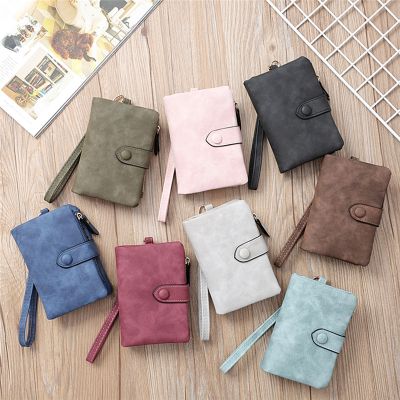 Leather Women Wallets Coin Pocket Hasp Card Holder Money Bags Casual Long Ladies Clutch Phone Purse 8 Color